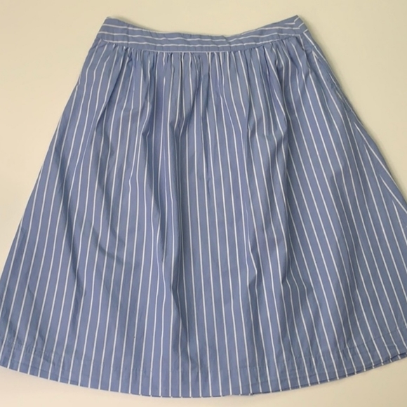 ➕️ Who What Wear 💜 Stripe skirt with pockets - Picture 4 of 6